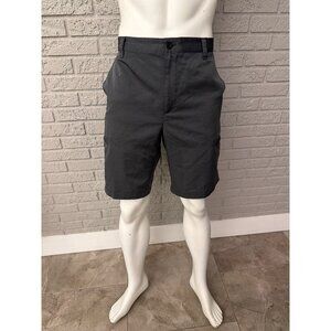 Izod Golf Gray Men’s Flat Front High Rise Golf Shorts Size 38